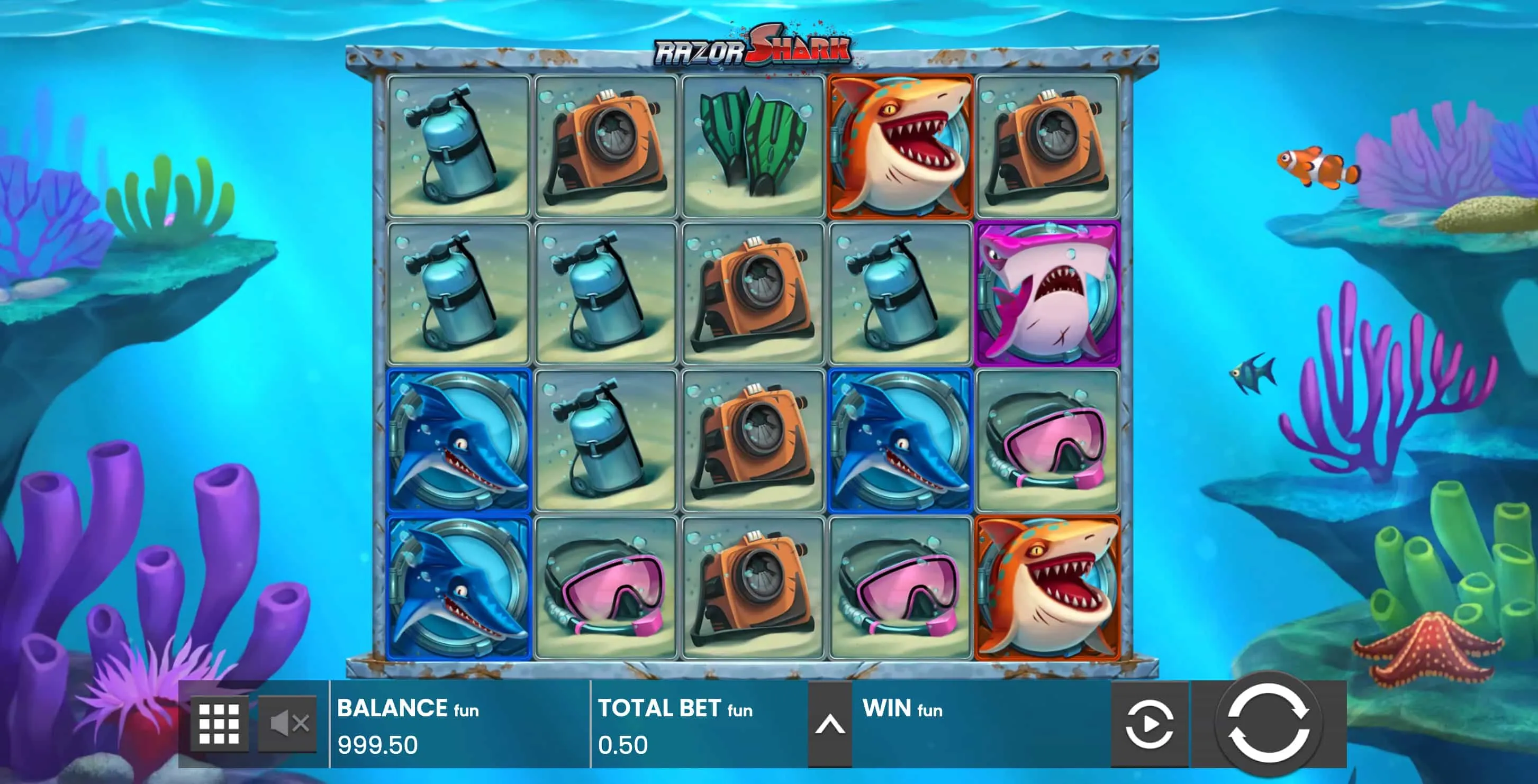 Razor Shark gratis erleben: Die originale Push Gaming Demo
